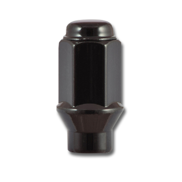 1/2" ET Long Bulge Nut Black - Passenger Lug Nuts and Acc